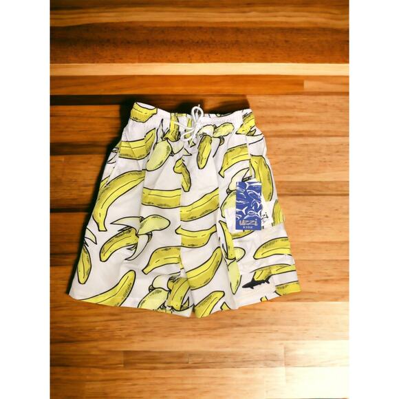 UZZI Banana Swimsuit Swim Boys Shorts Trunks Size S NWT Vacation Fun Pool - Picture 4 of 11